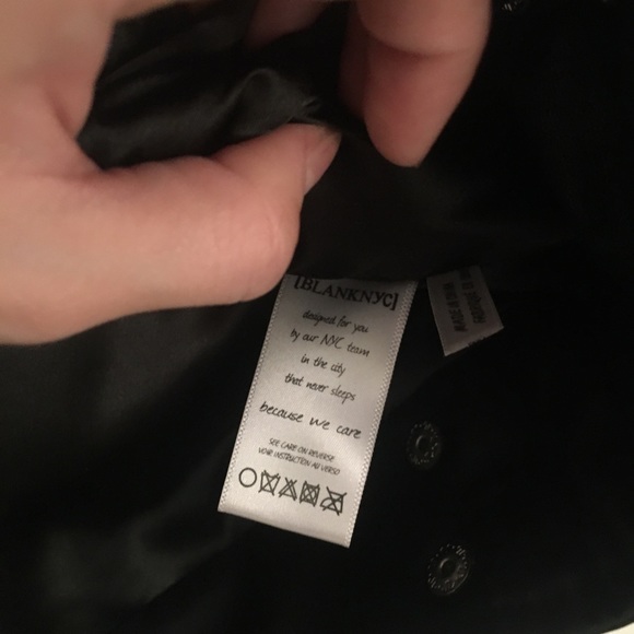 [DONATED] Blank NYC Faux Leather Fur Moto Jacket - Picture 5 of 5